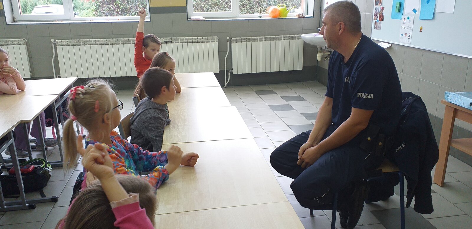 Spotkanie z policjantem.